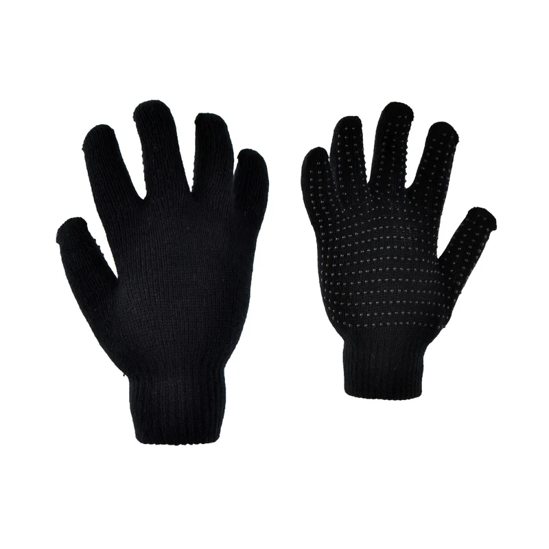 Trio de gants en tricot antidérapants