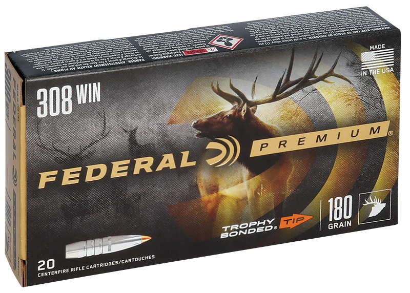 Munitions « Trophy Bonded Tip » – cal. 308 WIN – 180 gr – 20/bte