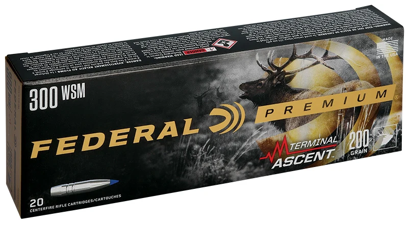 Munitions « Terminal Ascent » – cal. 300 WSM – 200 gr – 20/bte
