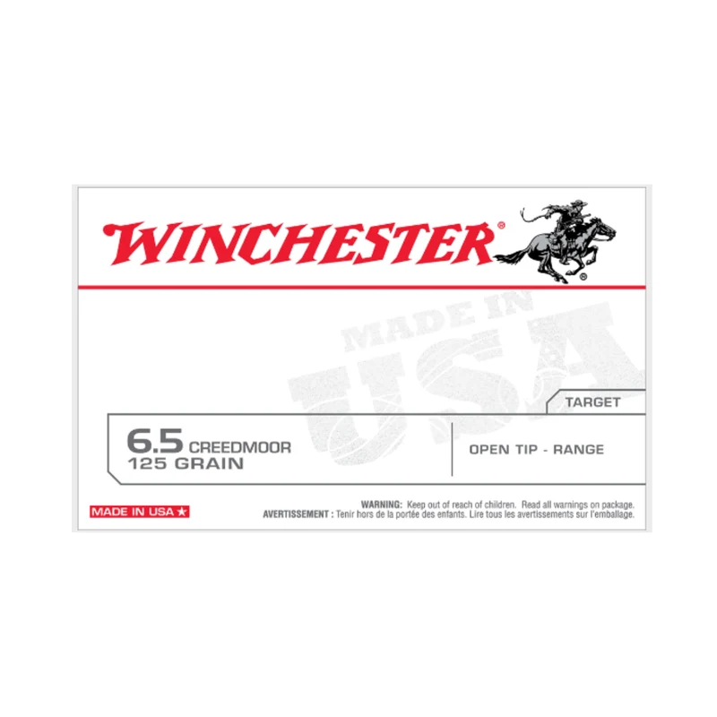 Munitions « Target & Practice » – cal. 6.5 CREEDMOOR – 125 gr – 20/bte