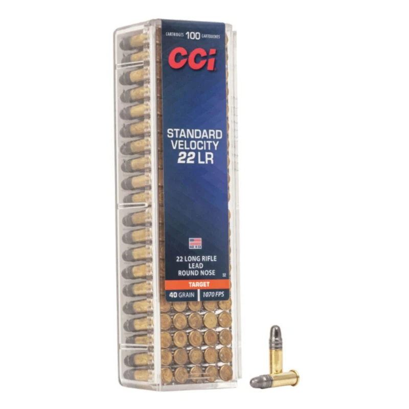 Munitions « Standard Velocity » – cal. 22 LR – 40 gr – 100/bte
