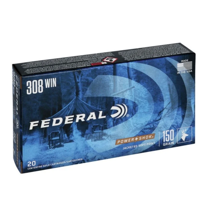 Munitions « Power-Shok SP » – cal. 308 WIN – 150 gr – 20/bte