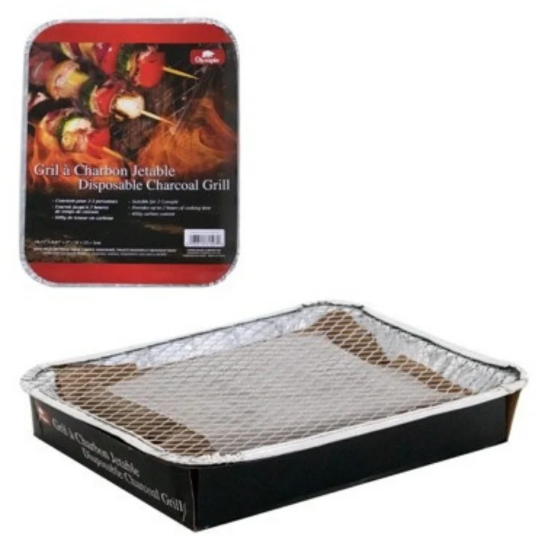 Grille de charbon jetable