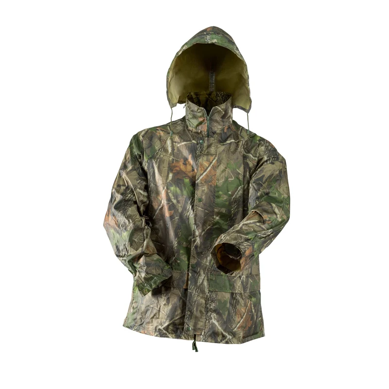 Ensemble imperméable camo en PVC - Homme