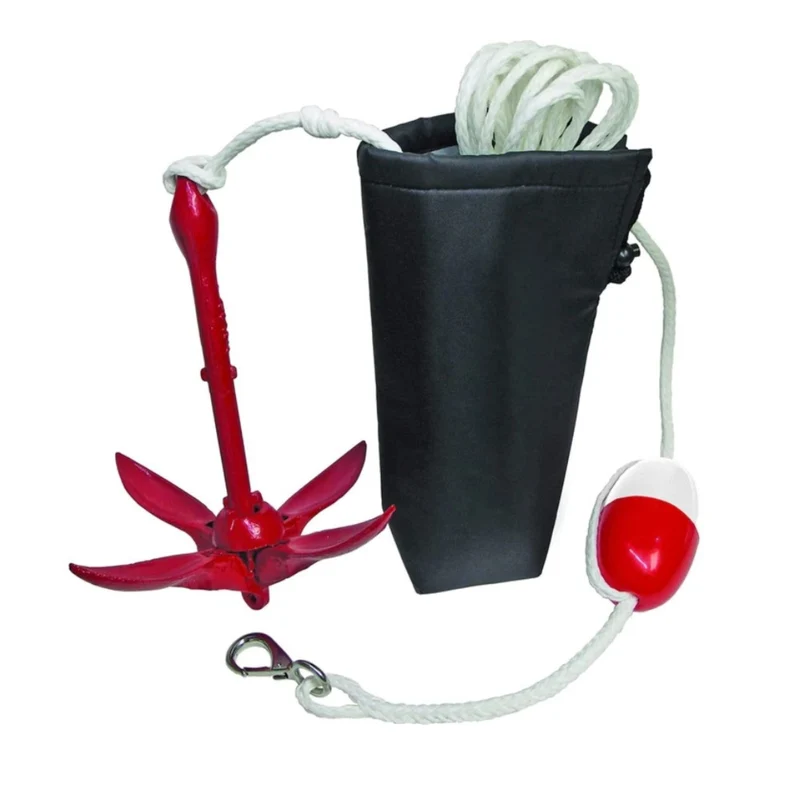 Ensemble d'ancre pliante 3.5 lbs avec corde