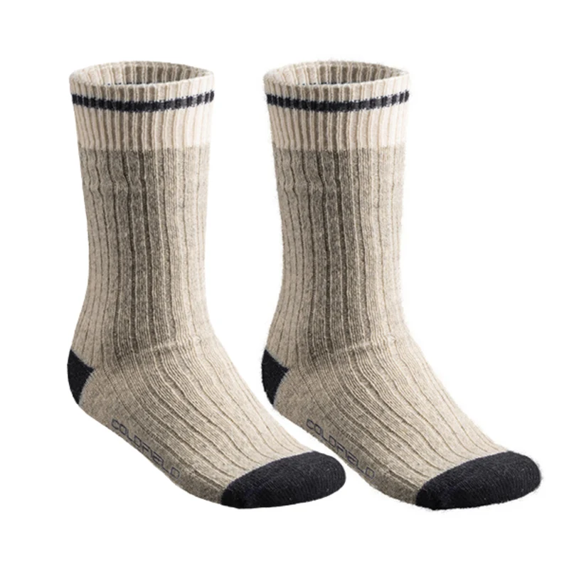Chaussettes de laine mérino rayées - Unisexe