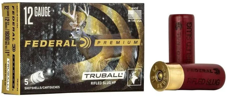 Cartouches « Truball Rifled Slug » – cal. 12 – 2 3/4 po – 1 oz – 5/bte