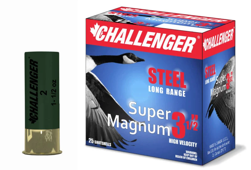 Cartouches « Steel Super Magnum » – cal. 12 – 3 1/2 po – 1 1/2 oz – #4 – 25/bte