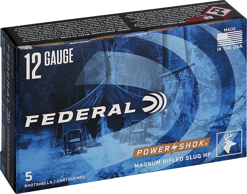 Cartouches « Power-Shok Rifled Slug » – cal. 12 – 3 po – 1 1/4 oz – 5/bte