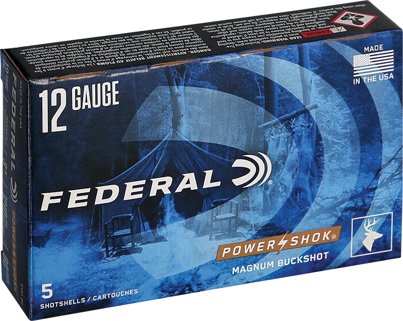 Cartouches « Power-Shok Buckshot » – cal. 12 – 3 po – 5/bte