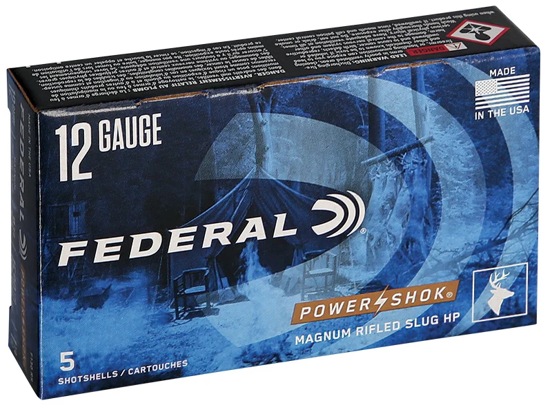 Cartouches « Power-Shok Rifled Slug » – cal. 12 – 2 3/4 po – 1 1/4 oz – 5/bte