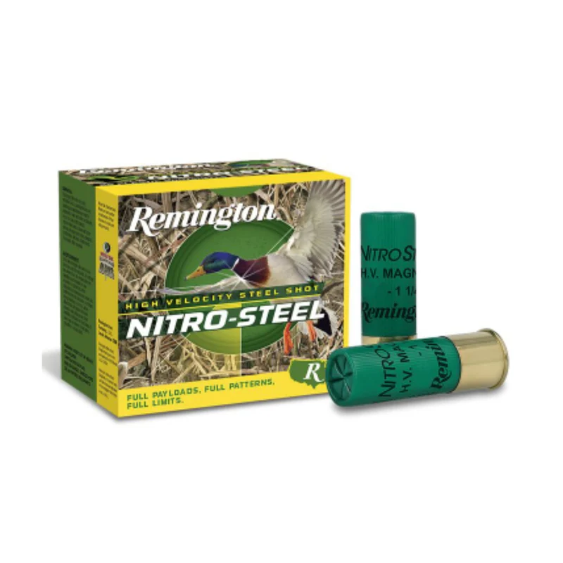 Cartouches « Nitro Steel » – cal. 12 – 2 3/4 po – 1 1/4 oz – #2 – 25/bte