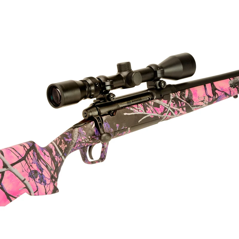 Carabine à verrou "AXIS XP Compact Muddy Girl" cal. 7mm-08 REM avec télescope