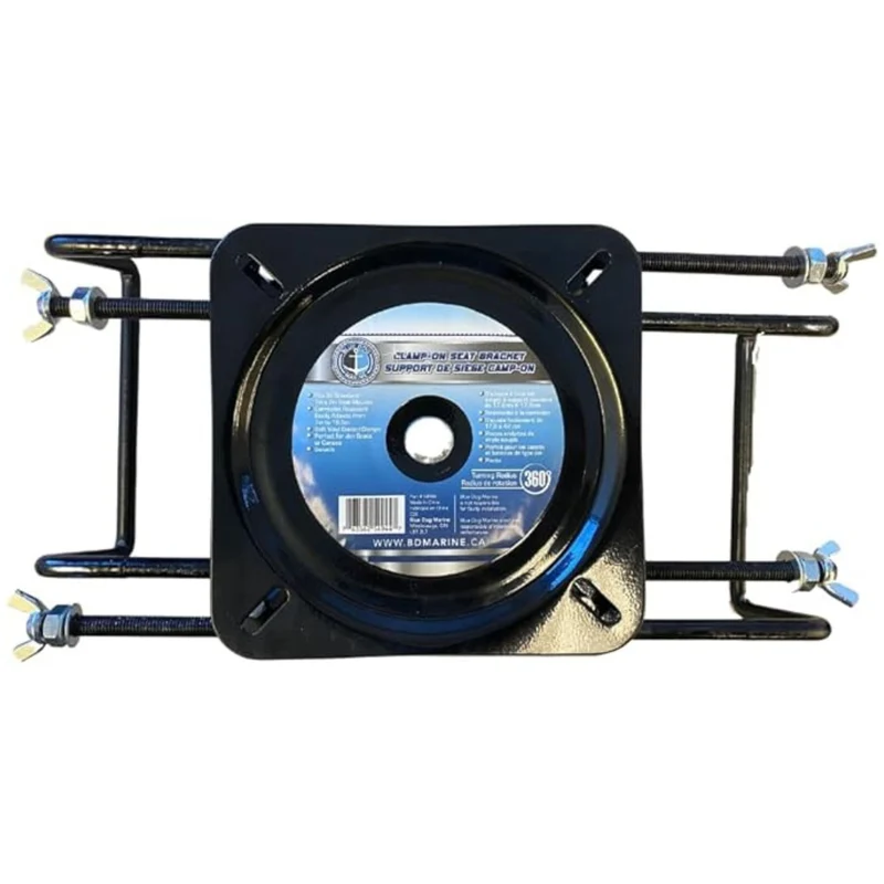 Braquette de fixation de banc de bateau avec pivot