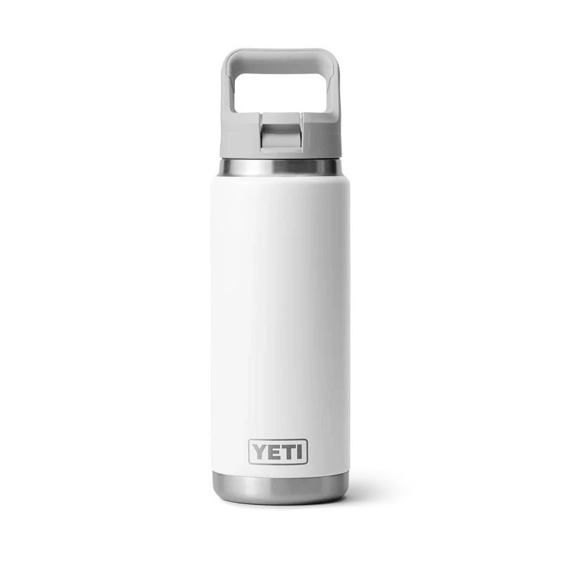 BOUTEILLE YETI RAMBLER 26OZ (760ml) C STRAW bouchon paille (White)