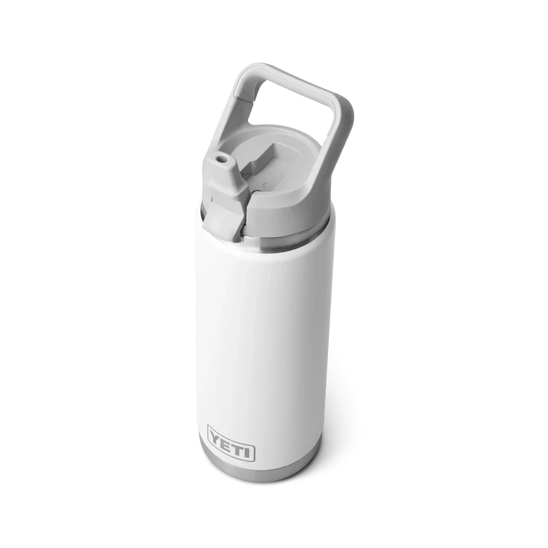 BOUTEILLE YETI RAMBLER 26OZ (760ml) C STRAW bouchon paille (White)