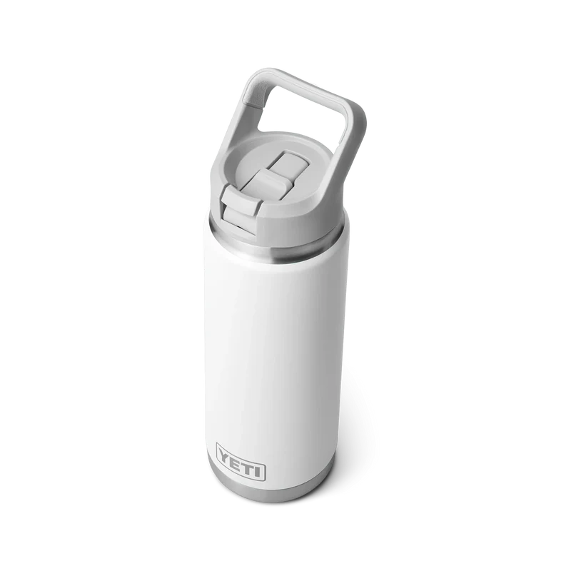 BOUTEILLE YETI RAMBLER 26OZ (760ml) C STRAW bouchon paille (White)