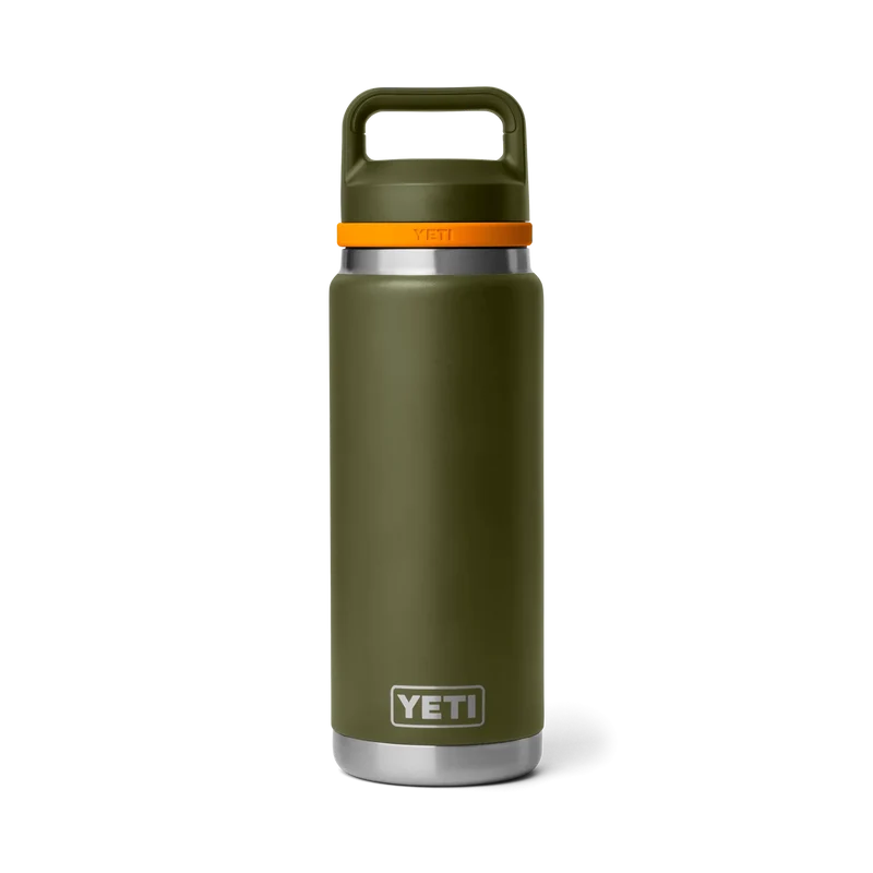 GOURDE YETI RAMBLER 26OZ (760ml) ( Olive/king crab orange )