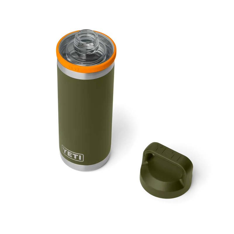 GOURDE YETI RAMBLER CHUNG 18OZ (532ml)( OLIVE/KING CRAB ORANGE )