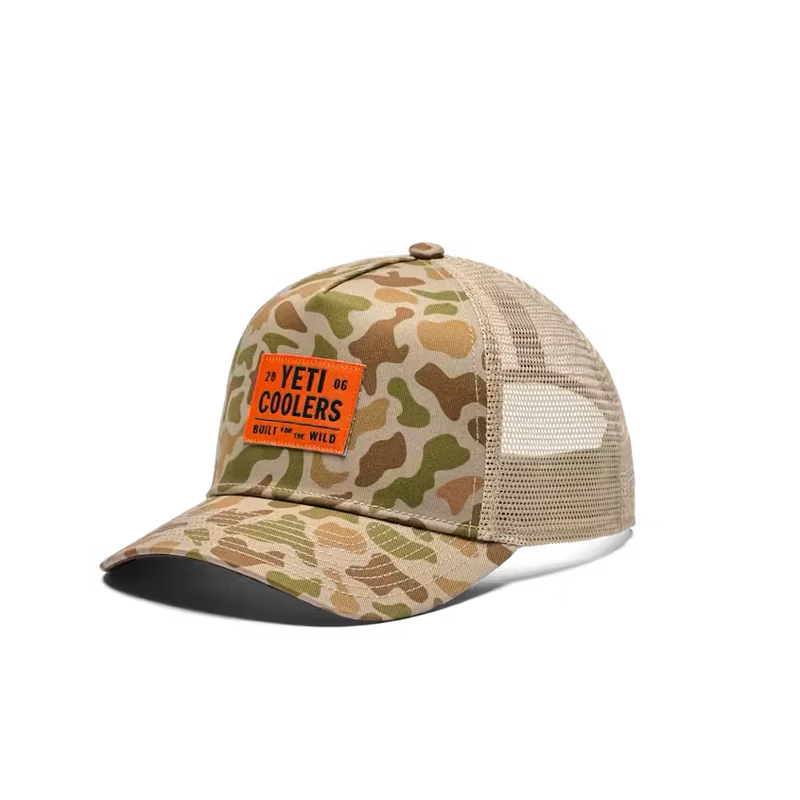 Casquette YETI FLAT BRIM ROPE HAT - CAMO