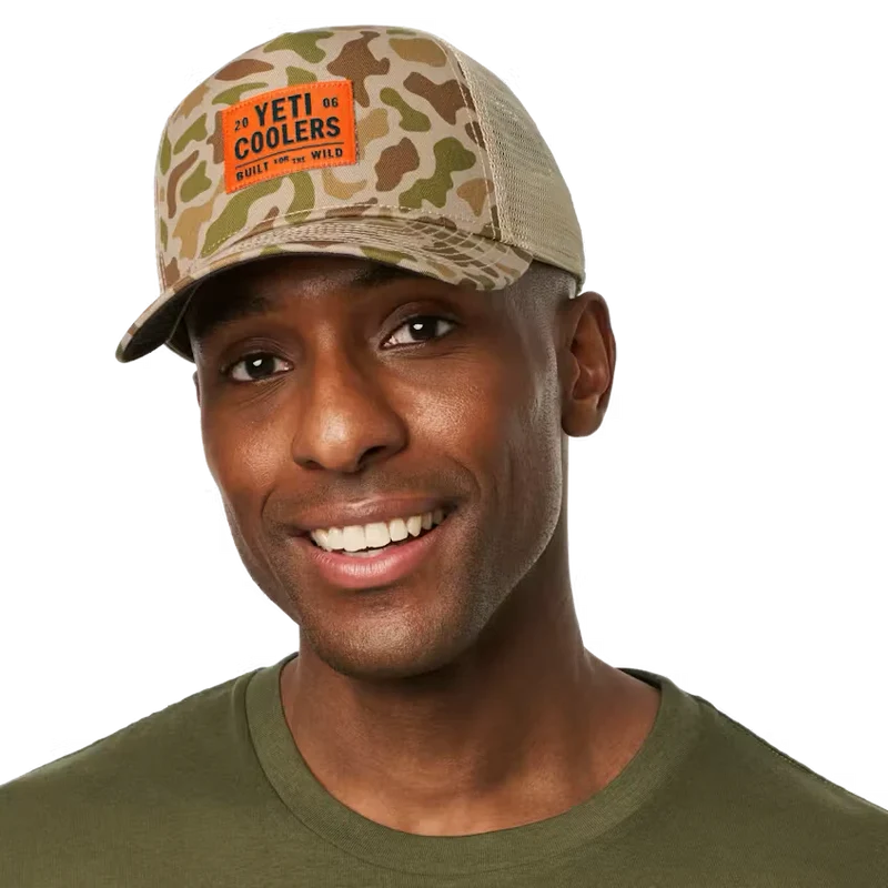 Casquette YETI FLAT BRIM ROPE HAT - CAMO