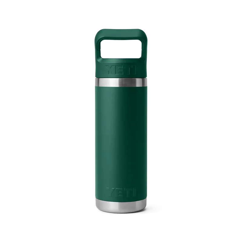 BOUTEILLE YETI RAMBLER 18OZ (532ml) C STRAW isotherme ( Black Forest Green )