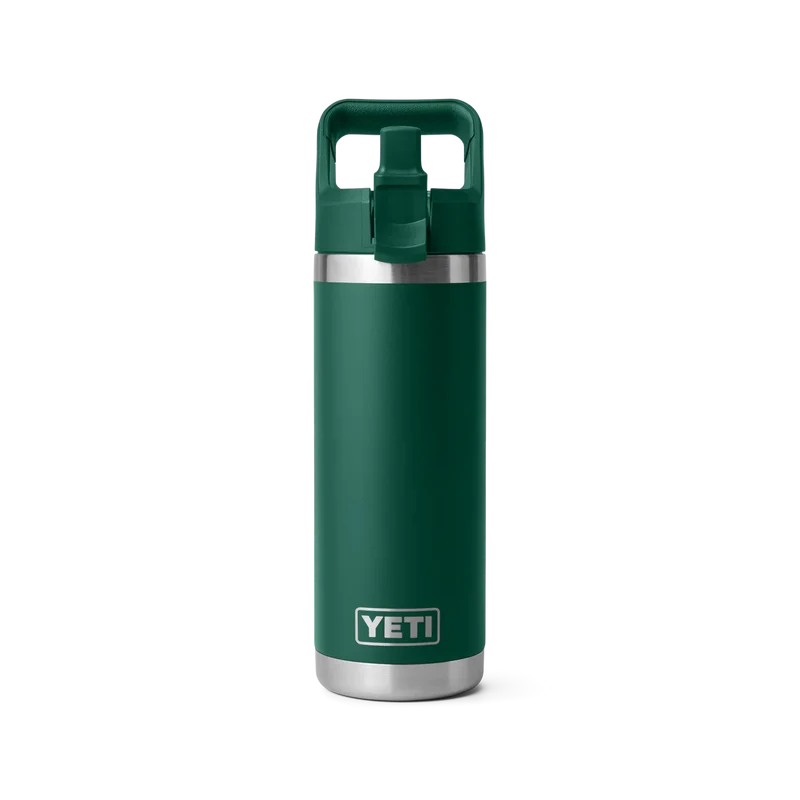 BOUTEILLE YETI RAMBLER 18OZ (532ml) C STRAW isotherme ( Black Forest Green )