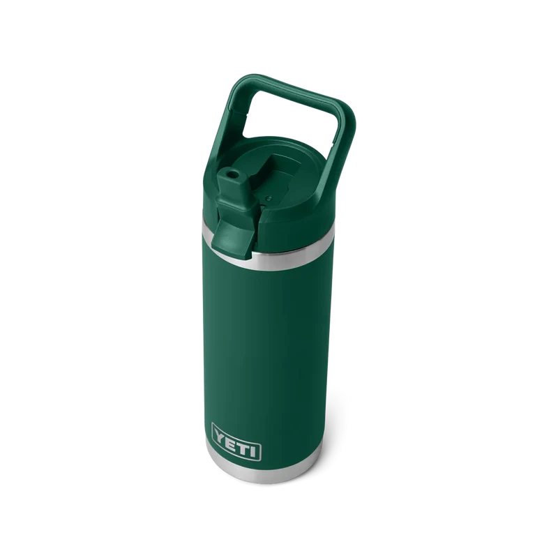 BOUTEILLE YETI RAMBLER 18OZ (532ml) C STRAW isotherme ( Black Forest Green )