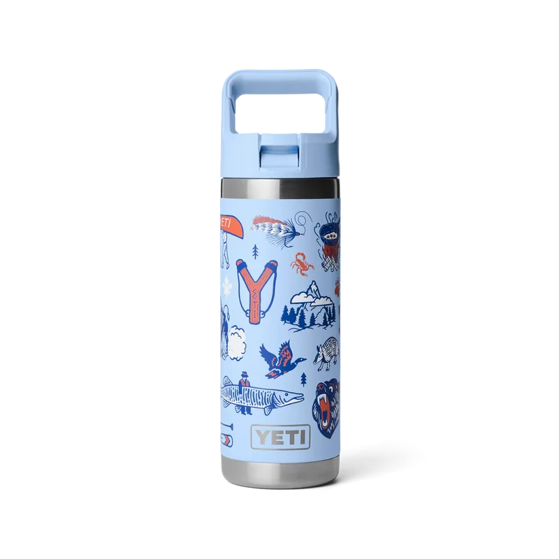 GOURDE YETI RAMBLER 18OZ (532ml) C STRAW isotherme (BIG SKY SUMMER CAMP)