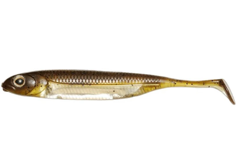 LEURRE FISH ARROW FLASH-J SHAD 4’’- Green pumpkin/silver