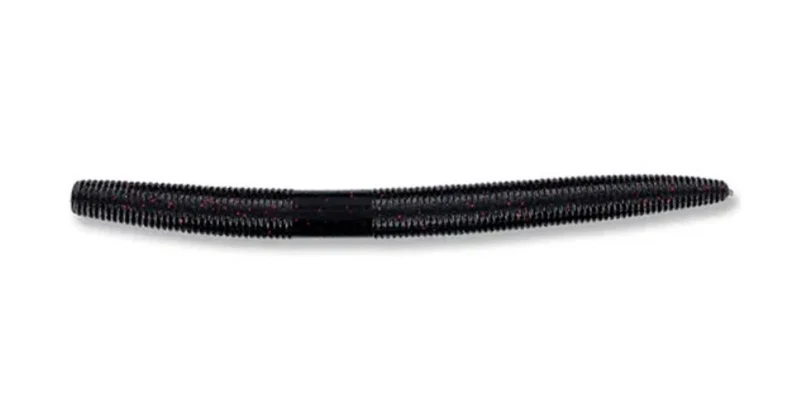 LEURRE GARY YAMAMOTO Senko 6" #051 black / red flake