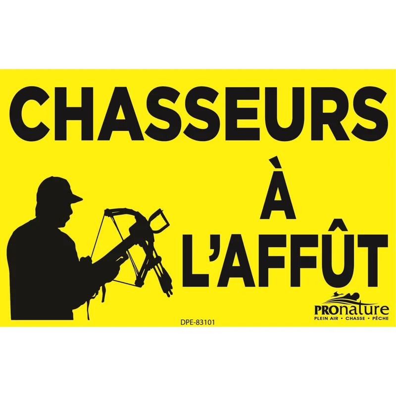 Affiche “Chasseur à l’affût”