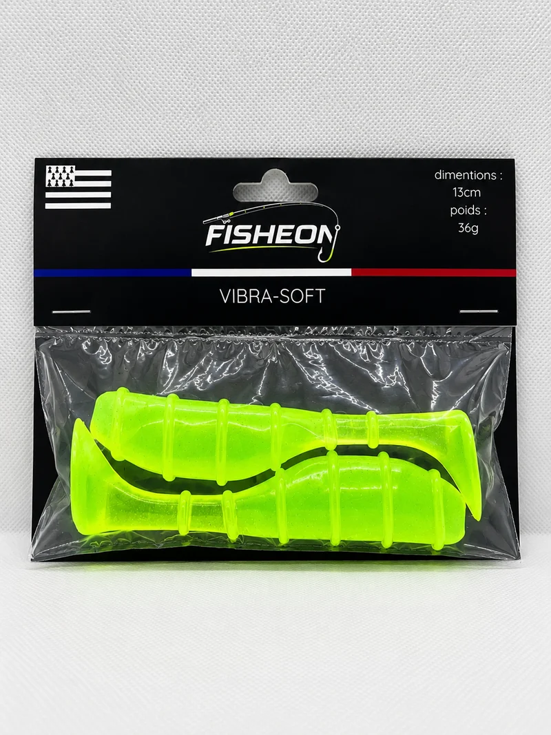 Vibra Soft jaune (13cm lot de 2)