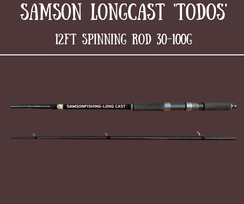 Samson Long Cast 12ft Spinning Rod - TODOS 30-100g