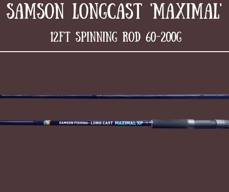 Samson Long Cast 12ft Spinning Rod - MAXIMAL 60-200g