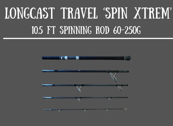 Samson Spin Xtrem 5 Piece Spinning/Popping Travel Rod 60-250g