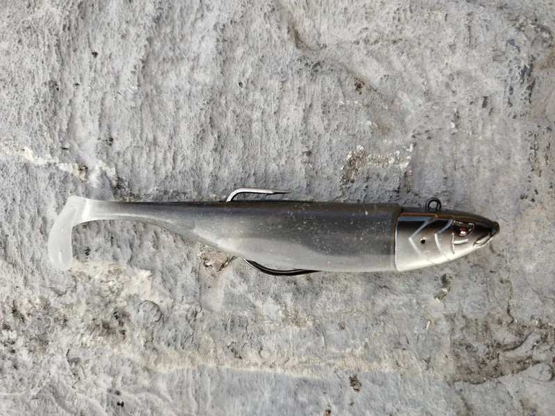 Waylander - Mean Minnow x3 Soft Plastic with Jighead (Lead Free) 27g