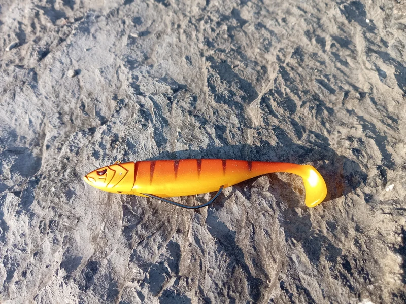 Waylander - Mean Minnow x3 Soft Plastic with Jighead (Lead Free) 27g