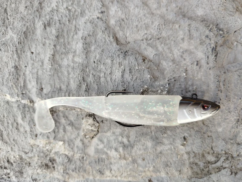 Waylander - Mean Minnow x3 Soft Plastic with Jighead (Lead Free) 27g