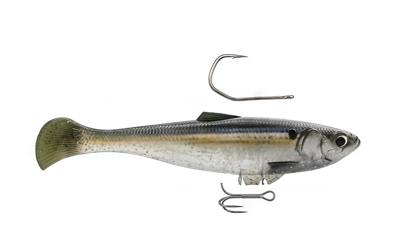 LEURRE SOUPLE ZMAN SWAG LT 5’’ - threadfin shad