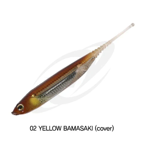 LEURRE AROS ROLL SHAD 4inch - YELLOW BAMASAKI