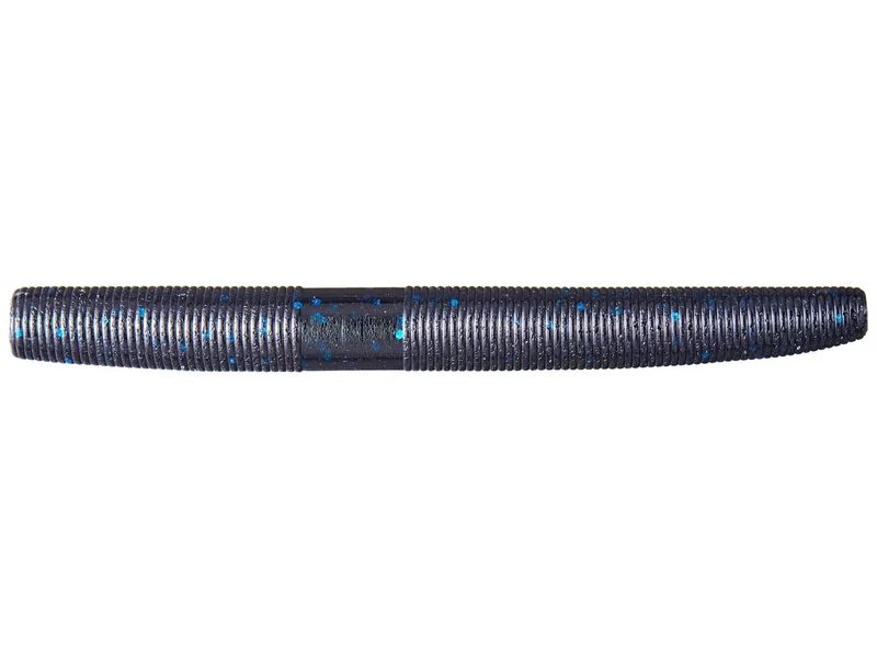 LEURRE GARY YAMAMOTO Fat Senko 5" #021 BLACK W/LG BLUE FLAKE