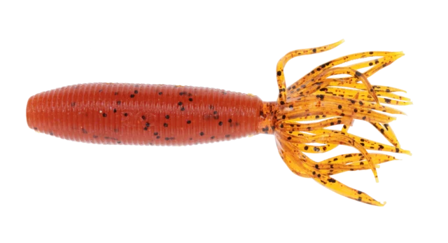 LEURRE GARY YAMAMOTO Fat Ika 4" #9003 FIRE CRAW