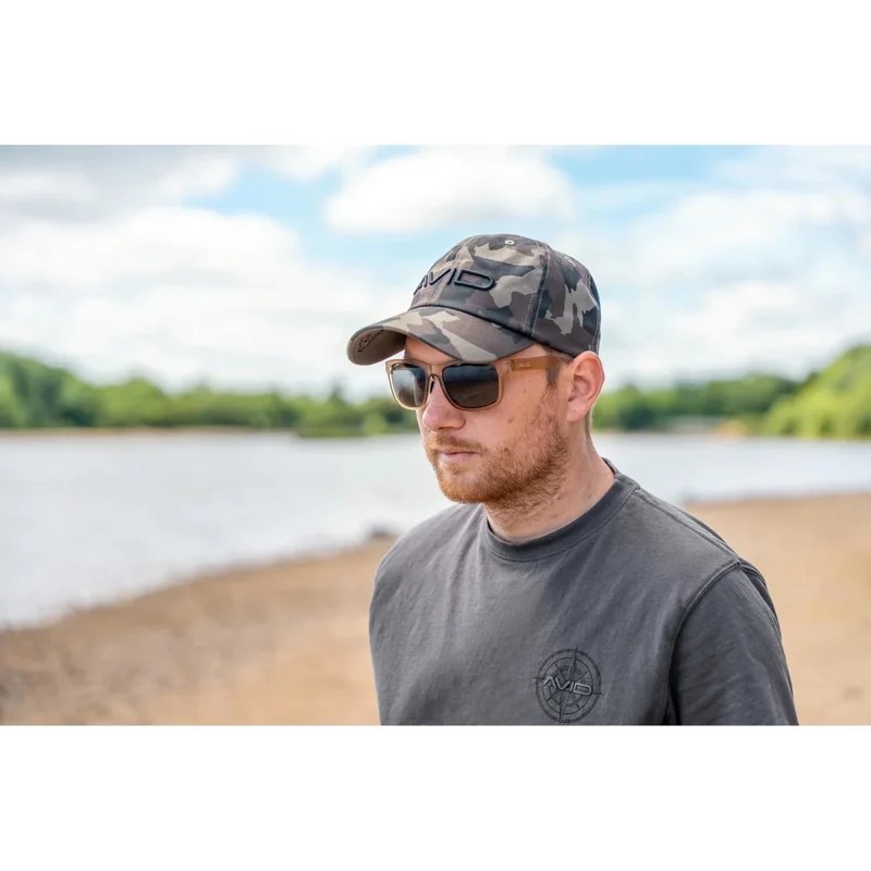 Casquette Avid Carp Distortion Dark Camouflage