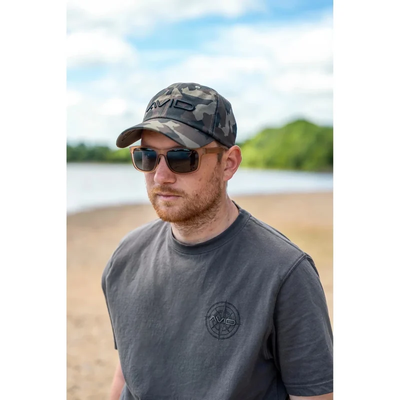 Casquette Avid Carp Distortion Dark Camouflage
