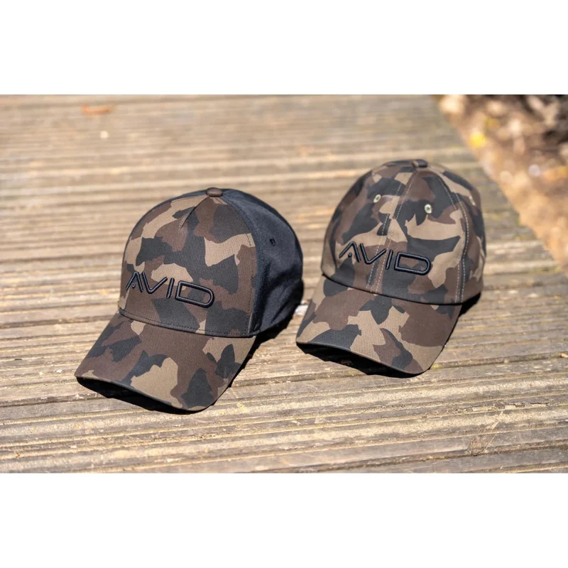 Casquette Avid Carp Distortion Dark Camouflage Hybrid