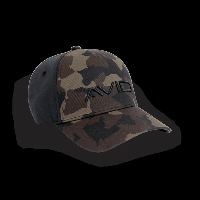 Casquette Avid Carp Distortion Dark Camouflage Hybrid