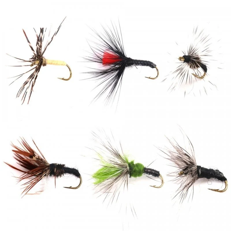 Assortiment 6 mouches Tenkara – 6 modèles Kebari