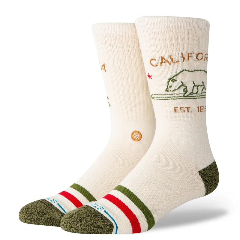 CHAUSSETTES STANCE CALIFORNIA REPUBLIC 2 CREW SOCK
