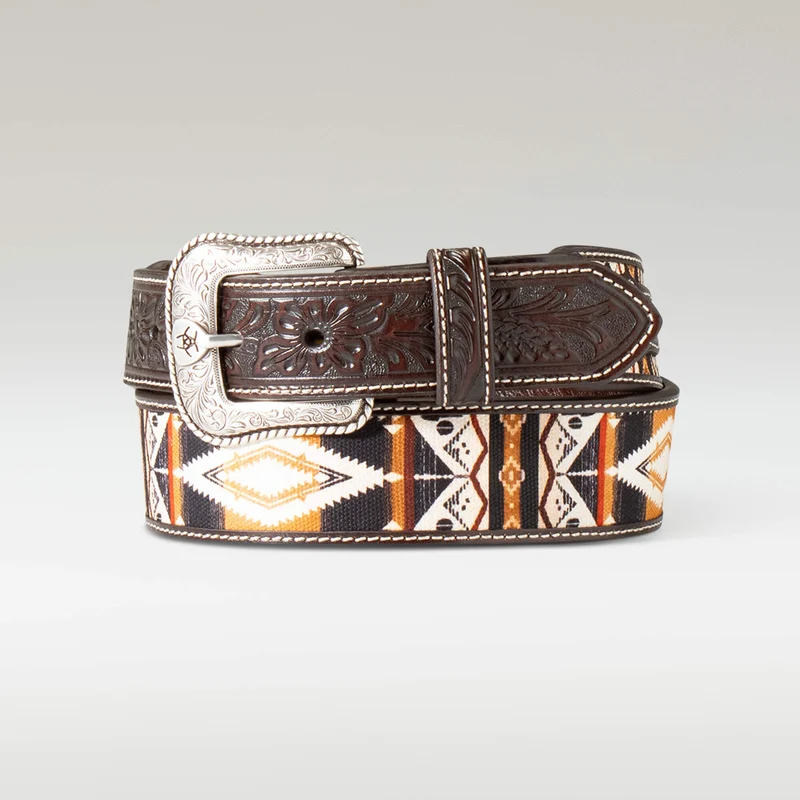 CEINTURE ARIAT FLORAL INLAY